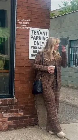 how obsessed are we with this three piece set from @Favorite Daughter @nuuly rent | nuuly thrift @Free People  #myfpfit #freepeoplefall #midsizestyle #fallfashion 