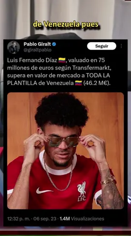 Luis Díaz no pudo ganarle un duelo al lateral derecho del Caracas FC… pero vale más que toda Venezuela #rafalejov #clips #venezuela #vinotinto #conmebol #futbolvenezolano