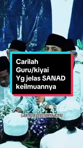 Santribalap “ hati2 dalam memilih kiyai atau pun guru jangan asal asalan harus jelas sanad ke ilmuannya  #santri #santrimilenial #guskautsarploso 