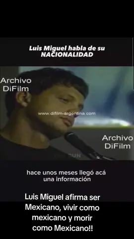 #LuisMiguel pone punto final a su nacionalidad. 