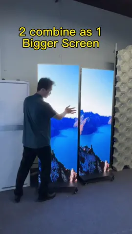 Movables LED Poster Display #mediafacade #ledscreen #ledscreen #moveable #ledposter #viral #fyp 