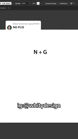 Membalas @rajaaril1304 Combining N+G to create a logo in Illustrator (it could also be D+Y) Follow us for more design inspiration Reach out through email and DM💼✉️ Let's create something extraordinary together! Contact us at whitywilly@gmail.com 📩 #Logofolio#DesignProcess #DesignEvolution  #LettermarkDesign #CreatingMagic #VisualJourney  #ArtInMotion #BehindTheDesign #ShareYourThoughts #DesignEnthusiasts