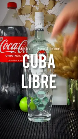 Cuba Libre Ingredients: 60 ml rum 1/2 lime juice 90 ml Coke Glass: Highball Method: Built Garnish: Lime wheel P.S. Excessive alcohol consumption is dangerous to health, drink it in moderation☝️ #cocktails #homebartender #homebar #cubalibre  #rumcocktail  #🍹#coke  #summercocktails #Recipe #simplerecipe   #cocktailsnrecipes 