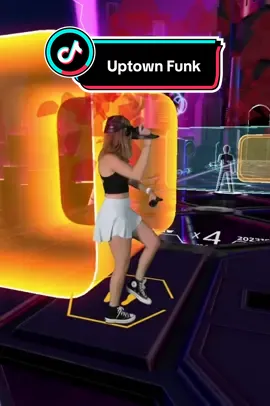 Wait a minute … 🕺 it’s Uptown Funk time !!  #uptownfunk #vr#ohshape #fun #brunomars #markronson #fyp#beatsaber #Fitness 