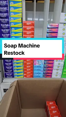 Soap Machine Restock At My Laundromat #Money #vendingmachine #laundromat #business 