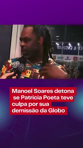 Manoel Soares quebrou o silêncio e falou se tinha rivalidade com Patricia Poeta e se ela foi a responsável pela demissão dele da Globo. #globo #encontro #manoelsoares #noticias 
