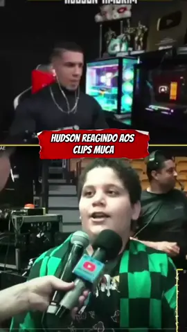 Hudson fazendo React #react #hudsonamorin1 #viral #cortes 