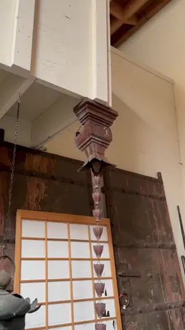 Hey Dane, what's a Japanese Rain Chain? #shibui #japandi #decor #japaneseantiques