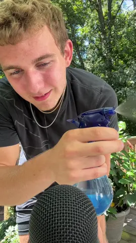 Asmr outside haircut #asmr #fypシ #haircut #lofiasmr 