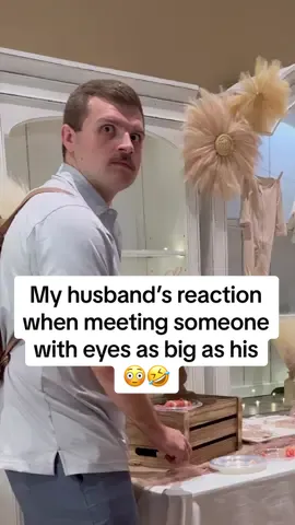 His mouth is almost as big as his eyes 🤣 #shelbanddyl #kayandtayofficial #husbandreacts #comedy #couples #relationships 