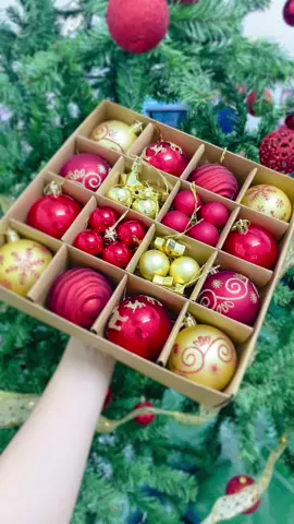 Hộp 44 Quả Châu Trang Trí giáng sinh #quảchâu #tráichâu #giángsinh #noel #phụkiệntrangtrínoel 