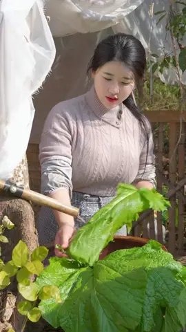 In winter, I look chubbier#countrylife #countrygirl #chinesefood