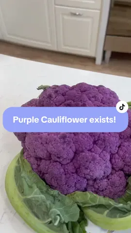Purple Cauliflower! عبش كتير بتشوف كتير 😅 #yummy #Recipe #tiktokcookbook #asmr #fooda 