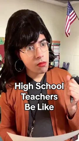 High School Teachers Be Like. #highschool #teacher #school #classroom #teachersbelike #1min 