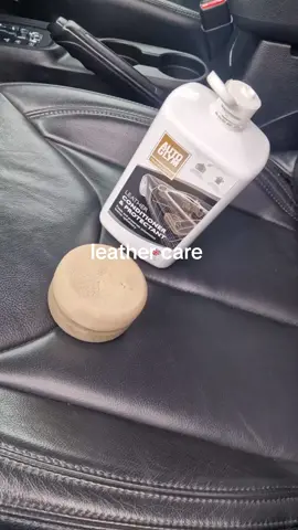 leather seats all clean and reconditioned, Nourishes the leather to leave a soft feel again  #autoglymuk  #autoglymprofessional  #autoglymleathercarebalm 
