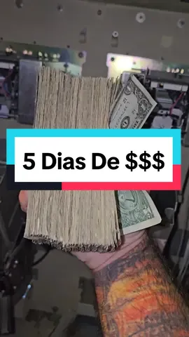 5 Dias De Dinero En Mi Lavanderia #Dinero #lavanderia #maquinaexpendedora #negocios @laundromatmoney 