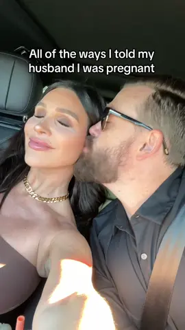 How should i tell him about the next one? 🤪 #pregnancy #couples #husbandandwife #momanddad #moms 