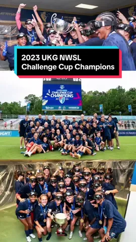@NWSL Challenge Cup Back to Back Champions - @TheNCCourage ⚽️🏆💙🦁 #CTID #Champs #NWSL #Soccer #trophy 