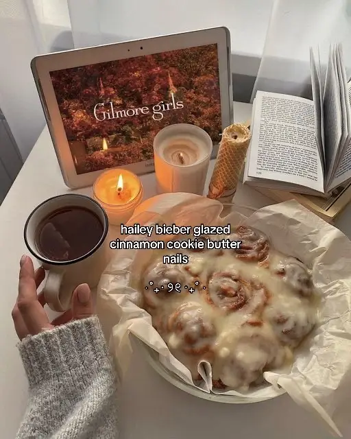 jokes aside, these are the perfect fall nails🍂 ⋅˚₊‧  book us online krystalohnails.com (pic creds to pinterest) #fall #autumn 