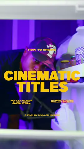 How to create cinematic title & fonts! Here I breakdown how to make your video look more 