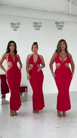 Ladies in red 💋  #babyboofashion #babyboo #TikTokFashion #fyp #stylinginspo #reddress #maxidress #stylinginspo #spring #OOTD #satindresses #crochet #besties 