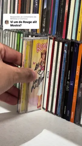 Respondendo a @Mimosa e Cremosa Por enquanto só tenho esse, devidamente autografado. Aceito doações 😂 #rouge #cd #colecao #colecionador #popmusic 