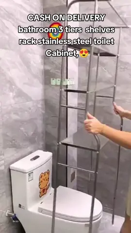 bathroom rack stainless steel toilet cabinet buy now for free shipping!!#bestseller#toiletcabinet#bathroomrack #organizerrack #highquality #affiliatemarketinghttps://shop.tiktok.com/view/product/1729431481855150139?region=PH&local=en 
