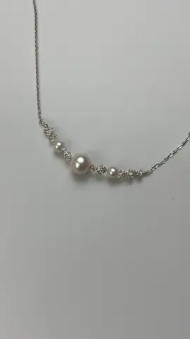 Original hand-made spiral Edison pearl necklace.#usa #tiktok #foryou #fyp #handmade #pearl #necklace 