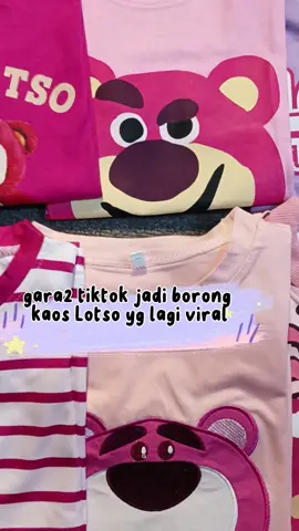 rekomendasi kaos Lotso viral mulai 16rb an aj cek keranjang kuning ya besti #fyp #fypシ #ootdanak #outfitanak #kaoslotsoanakperempuan #kaoslotsoviral #kaoslotsomurah #CapCut 