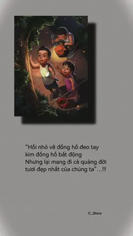 Ai cũng có tuổi thơ…và 1 lần ước được quay trở về☹️#tuổithơ 