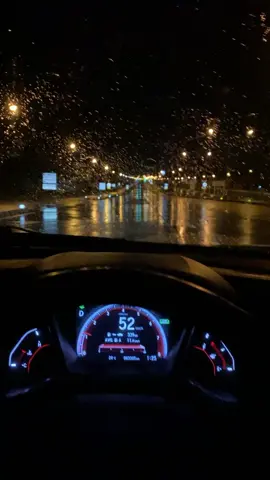 ขับรถชิวๆ ในวันที่ฝนตก 🌱 #civic #hondacivic #ขอนแก่น 
