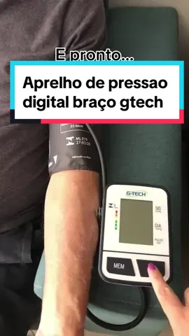 Aparelho de pressao digital automatico de braço Gtech permite monitoração residencial da pressão arterial, extremamente importante no diagnóstico da hipertensão e no controle de doenças de forma segura e prática. Acompanha braçadeira de braço adulta, manual de instruções, bolsa para transporte, pilha AAA. Aproveite e compre agora na Oben Comercial #obencomercial #aparelhodepressao #aparelhodepressaogtech #aparelhodepressaodigital #aparelhodepressaoautomatico #gtech 