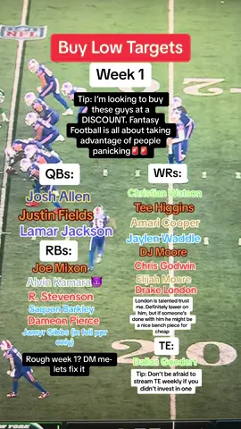 Week 1 Trade Targets. Here are the guys I’m tryna buy low on this week. How’d waivers go? How have trades been going so far? #fantasyfootball #fantasyfootballtiktok #fantasyfootballtrade #fantasyfootballadvice #fantasyfootballtips #fantasyfootballdraft #fantasyfootballtipsandtricks #espnfantasyfootball #aaronrodgersjets #metlifestadium #fantasyfootballtrades 