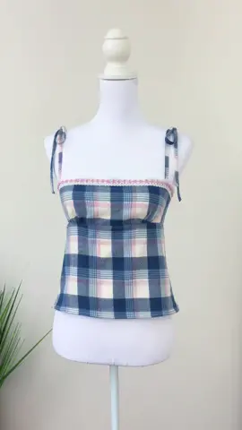One of a kind, avail on 9/15 🎀🪡 #slowfashion #upcycledfashion #handmadeclothing #ecofriendlyfashion #thrifttok #depop #babydolltop #cottagecore 