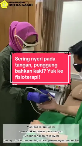 Halo sahabat Mitra Kasih,  Siapa disini yang sering mengalami pegal - pegal pada tangan, punggung, bahkan nyeri saat berjalan? Yuk konsultasikan dengan Dokter Spesialis Kedokteran Fisik dan Rehabilitasi (Sp.KFR) RS Mitra Kasih!🥰 #fisioterapi #dokterrehabilitasimedik #dokterspesialis #dokterspesialisrehabilitasimedik #rehabilitation #terapicimahi #polifisio #poliklinikfisioterapi 