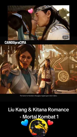 MK1 Liu Kang & Kitana Romance Mortal Kombat 1 #mortalkombat1 #mortalkombat #mk1  #CanetadaDaLud 