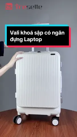 Vali trắng có làm anh say nắng#viral #trending #xuhuong #trend #tresette #vali #suitcase 