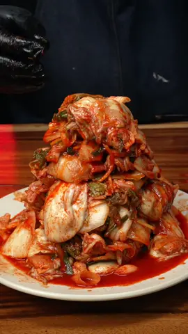 Kimchi Oysters #tiktokfood #asmr 