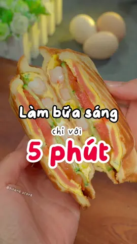 Làm bữa sáng chỉ với 5 phút 😍 #maykepsandwich #maykepbanhmi #cooking #review #nauancungtiktok #nauanngonmoingay #sandwich #maykep #maylambanhsandwich #maylambanh #sanwich #cake #xuhuong #fypシ #viral 