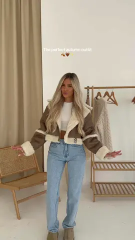 This is my dream autumn outfit, this jacket is EVERYTHING ☁️ #fashiontiktok 
