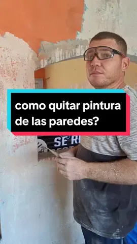 como quitar pintura de las paredes?  #viral #parati #fyp 