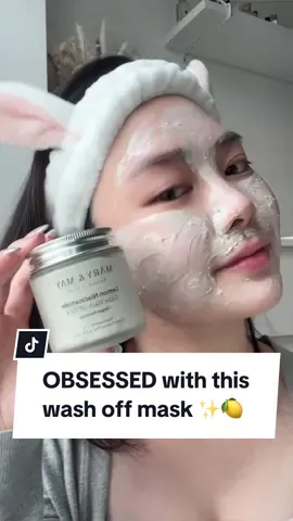 My skin looks visibly brighter every single time after using the Vegan Lemon Niacinamide from Mary and May ✨🍋 Genuinely love this one ❤️ I'm already halfway through my tub. Hands down one of Mary and May's best products. #maryandmay #kbeauty #koreanskincare #washoffmask #brighteningmask #brighteningskincare #niacinamide #glowingskin #glowingskinroutine  #brighteningskincare #brighteningskincareroutine #veganskincare #kbeautyblogger 