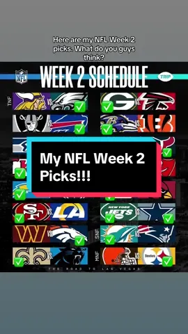 Are they a W or L? #fyp #nfl #football #week3picks #