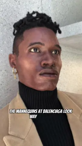 The #mannequins at #balenciaga look way too real..