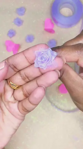Diy ribbon mini roses 🌹❤️#DIY #roses #ribbon #handmadecraft  RV