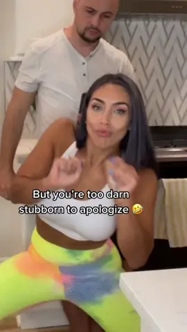 His face 💀😂Are you stubborn too? #couple #couples #couplecomedy #couplehumor #trendingcouples #glamwithnikki #nikkihall #nikkiandseb #funnycouplevideos #couplesvideo #husbandandwife 