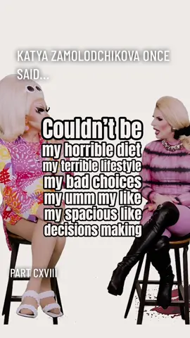 Katya *It’s gotta be the moon* 😂 #trixiemattel #katya #davidc21  @DavidC 