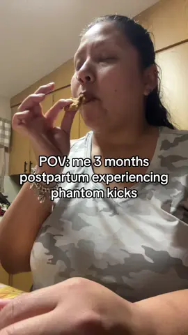 Instant panic with these dang phantom kicks #postpartum #phantomkicks #babytok #postpartumlife 