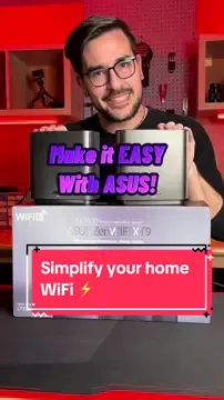 Simplify your home WiFi and networking with the ASUS Router App!   Get whole-home coverage with the ASUS ZenWiFi XT9 mesh system delivering superfast, reliable and secure WiFi connections for your streaming videos, gaming and all other smart IoT gadgets.   #ASUS # homenetworking #extendablerouter 
