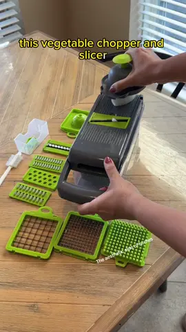 Vegetable chopper with several different attachments to make meal prep easy breezy #mealprep #vegetablechopper #mealprepideas 